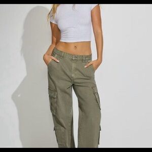 Garage Green Cargo Pants